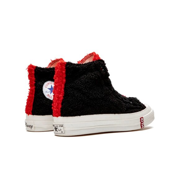 💖 Converse x Kith x Disney Chuck 70 Mickey Mouse Fur Sneakers - Picture 2 of 9